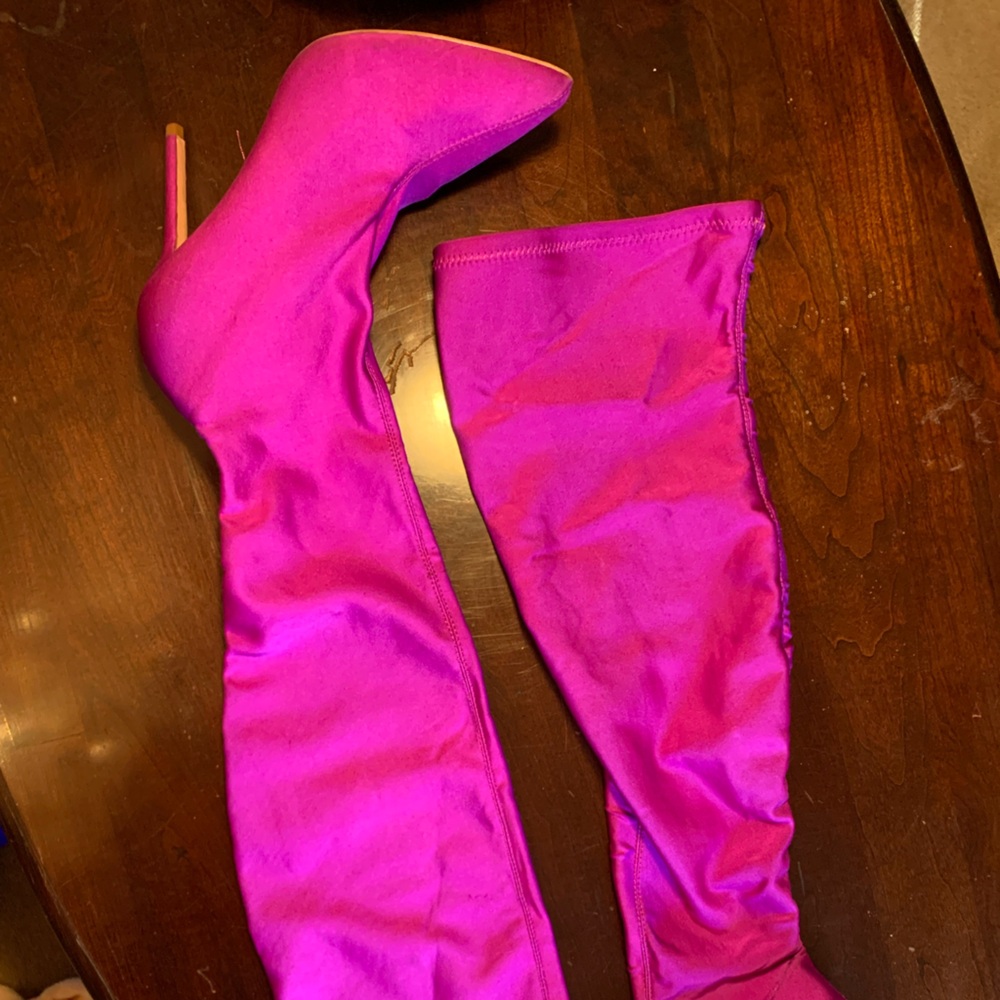 over-the-knee stiletto boots,